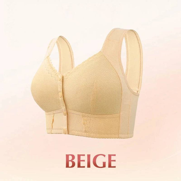 Front Closure Breathable Bra for Seniors