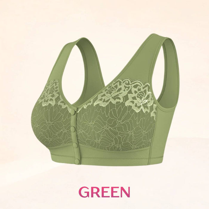 Front Closure Breathable Bra for Seniors
