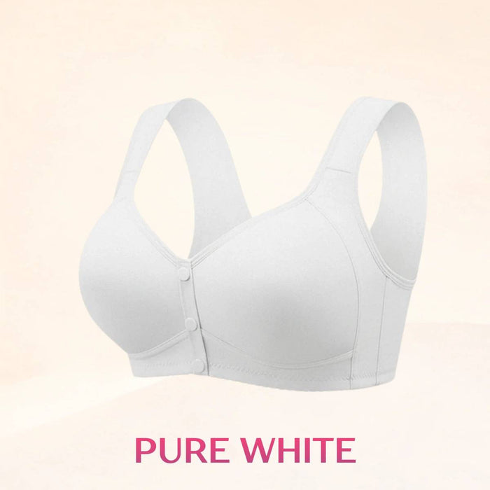Front Closure Breathable Bra for Seniors