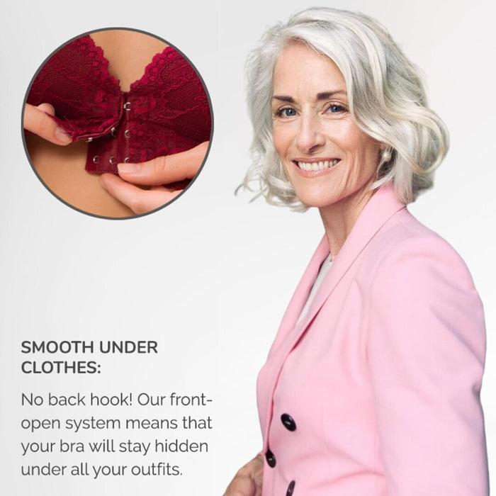 Front Closure Shaping Push Up Bra