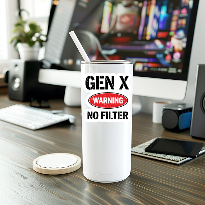 Funny Gen X Vinyl Sticker