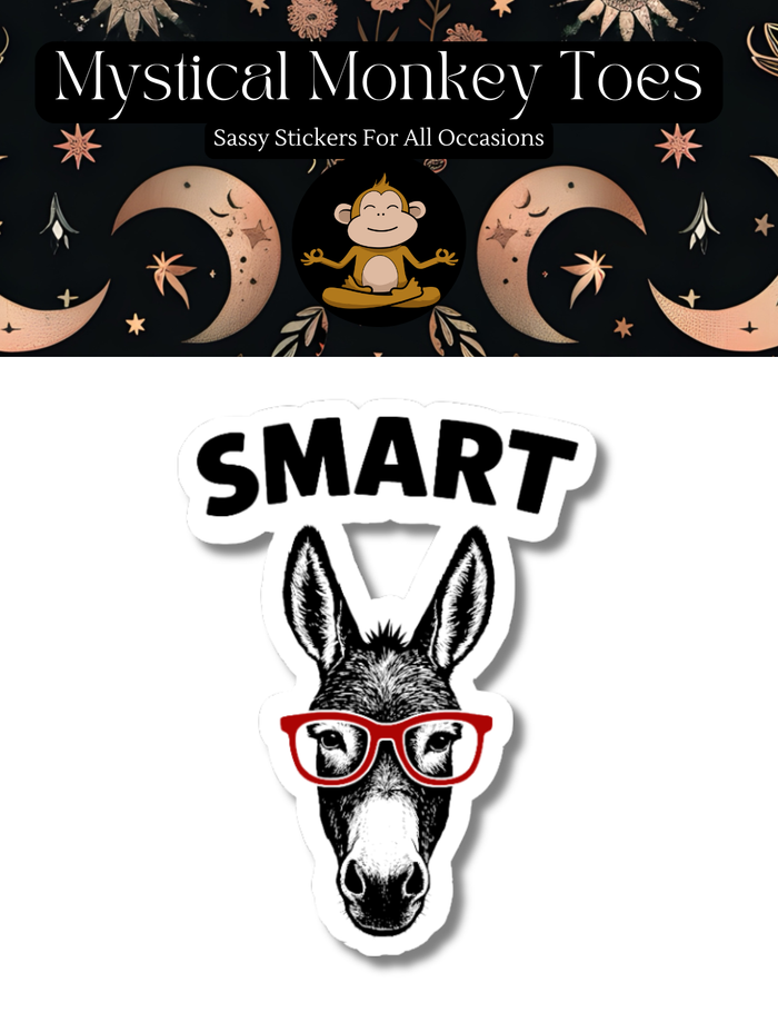 Funny Smart Ass Vinyl Sticker