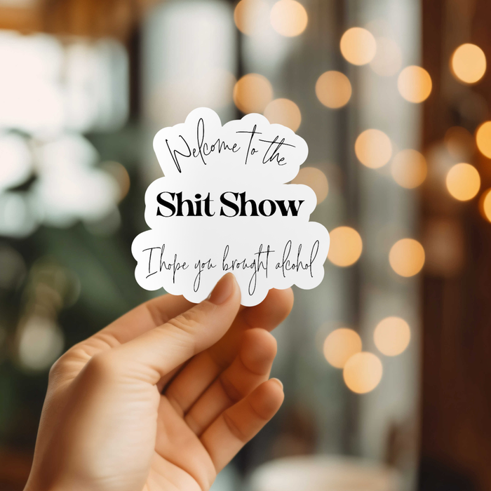 Funny Welcome To The Show Sticker