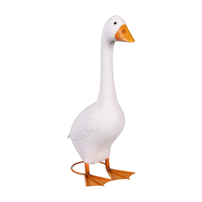 Giddy the Porch Goose Statue, Metal, 21"H