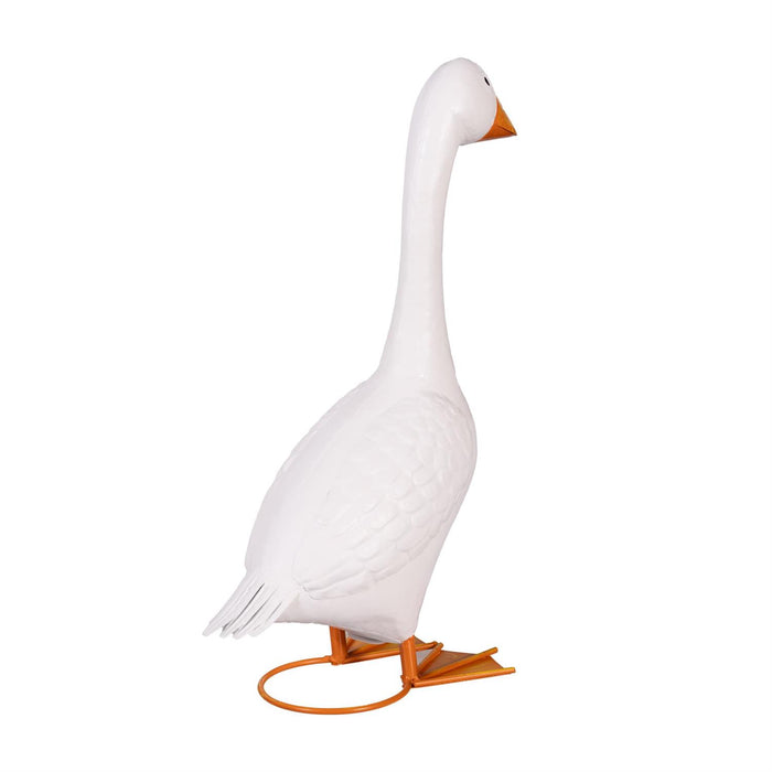 Giddy the Porch Goose Statue, Metal, 21"H