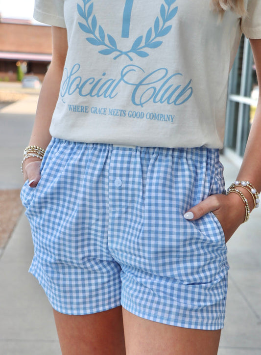 Gingham Shorts