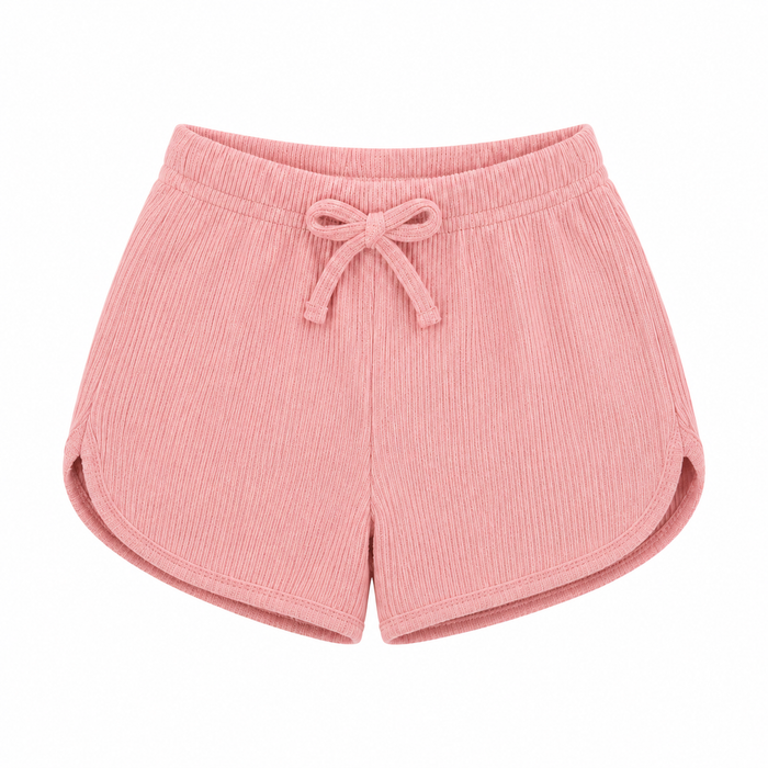 Girls Ribbed Drawstring Shorts – 5 Years, SHEIN Fast Delivery in 5 Days