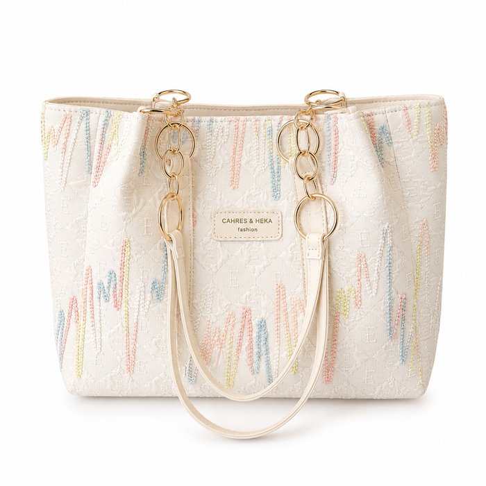 Girls White Embroidered Tote Bag – SHEIN Fast Delivery in 5 Days