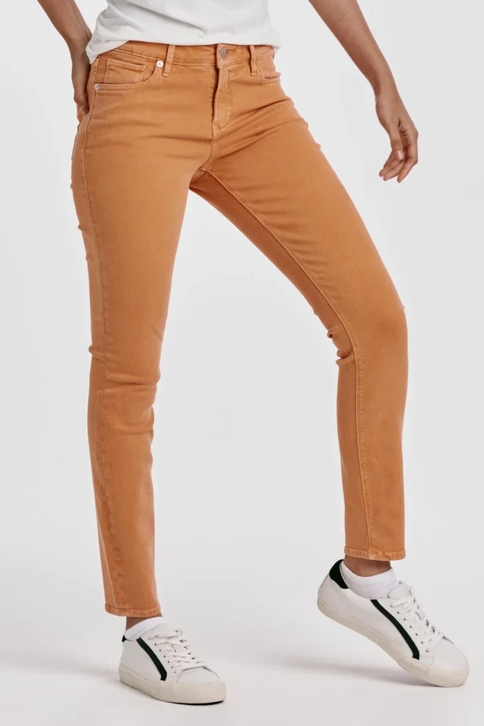 GISELE HIGH RISE ANKLE SKINNY JEANS APRICOT CRUSH