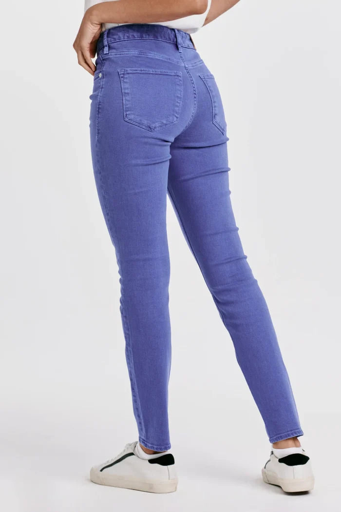 GISELE HIGH RISE ANKLE SKINNY JEANS GALACTIC COBALT