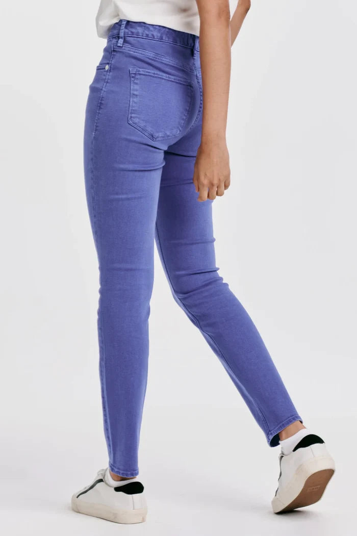 GISELE HIGH RISE ANKLE SKINNY JEANS GALACTIC COBALT