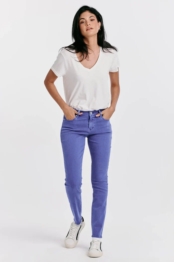 GISELE HIGH RISE ANKLE SKINNY JEANS GALACTIC COBALT
