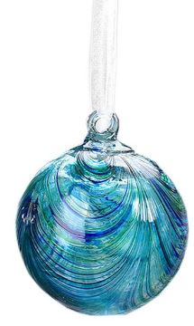 Glass Ornament Ball, 6 Asst.