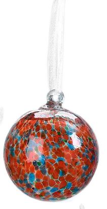 Glass Ornament Ball, 6 Asst.