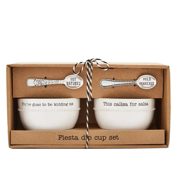 GUAC AND SALSA DIP BOWL SET