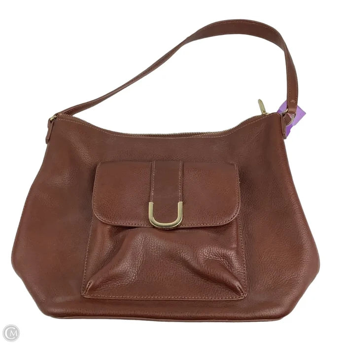 Handbag Leather By Talbots, Size: Medium