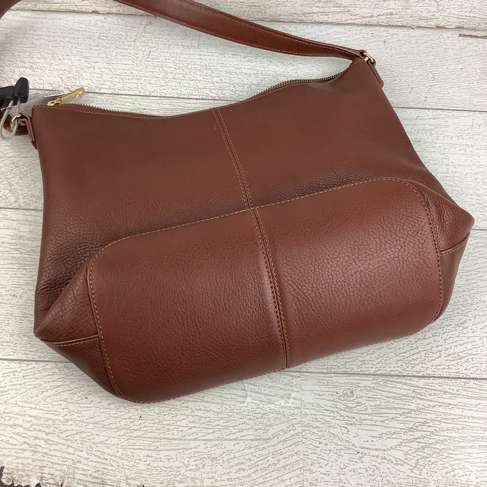 Handbag Leather By Talbots, Size: Medium