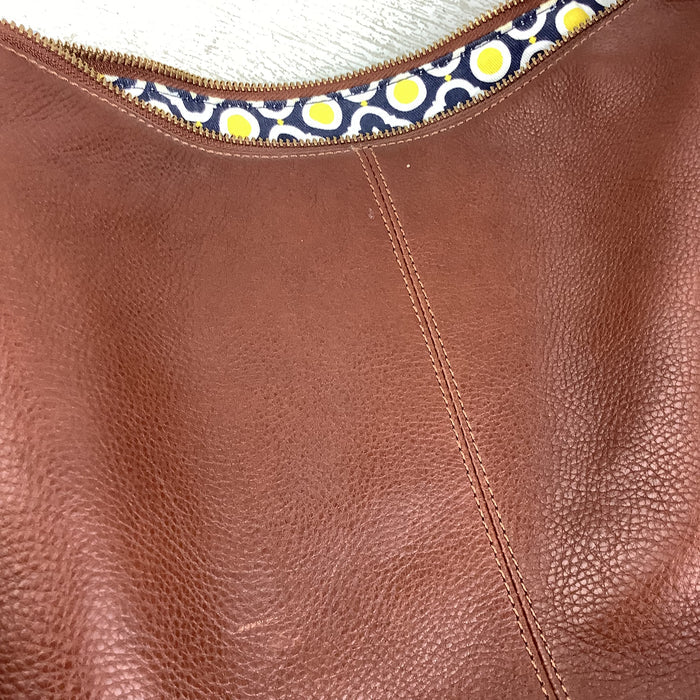 Handbag Leather By Talbots, Size: Medium