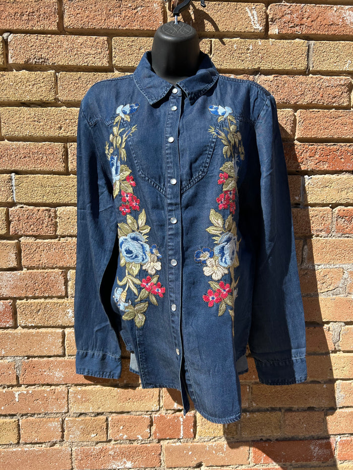 HANNAH WESTERN SEAMED SHIRT