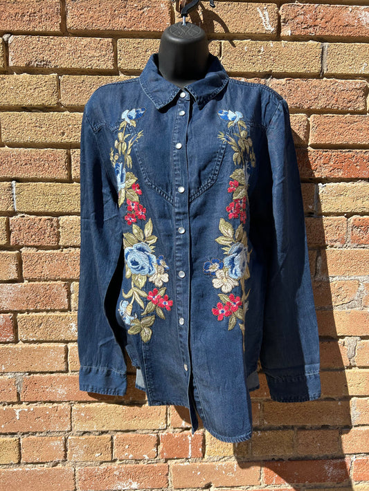HANNAH WESTERN SEAMED SHIRT