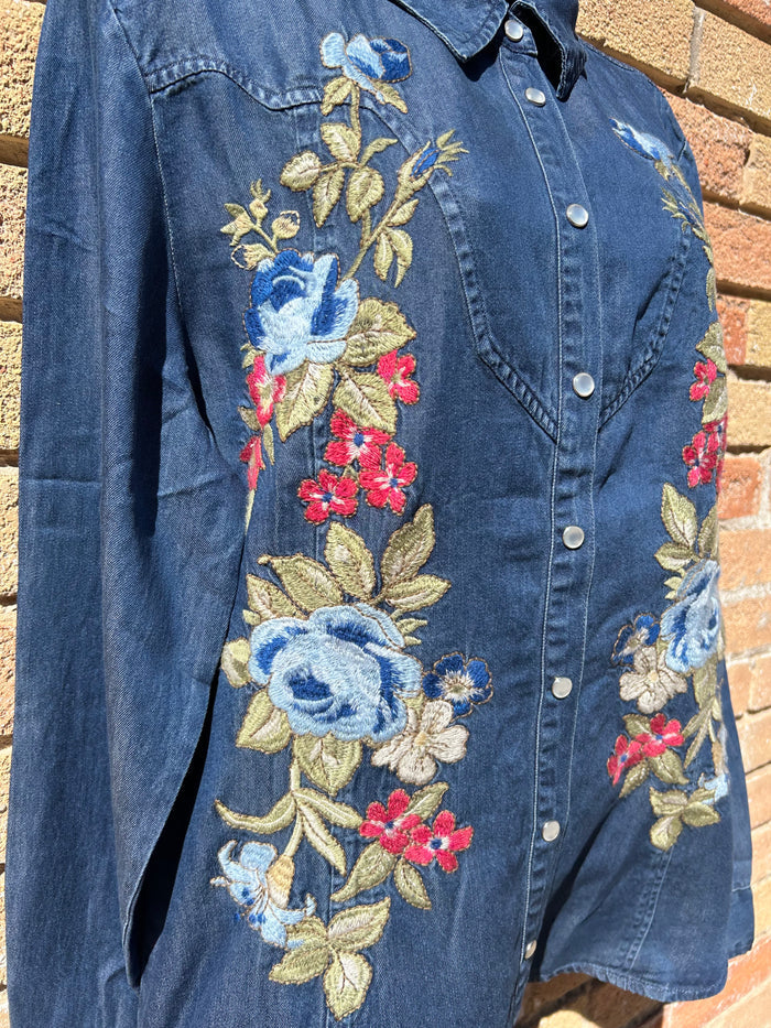HANNAH WESTERN SEAMED SHIRT