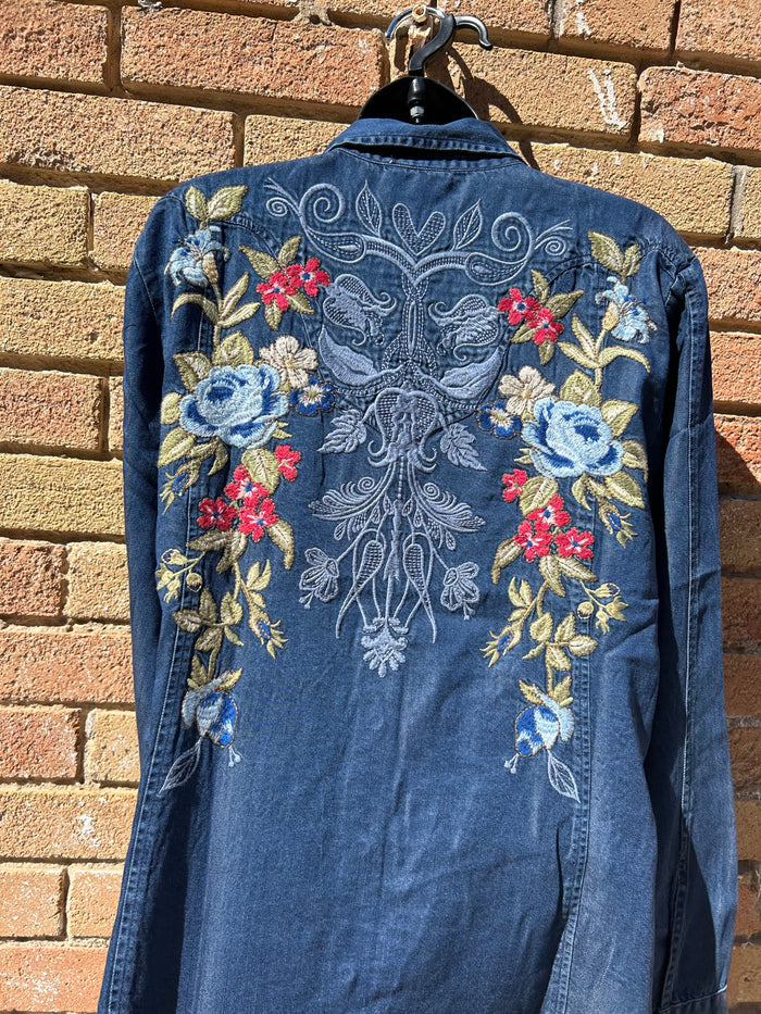HANNAH WESTERN SEAMED SHIRT
