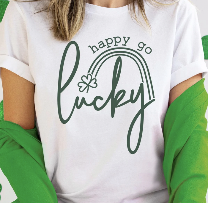 Happy Go Lucky Saint Patty's Tee