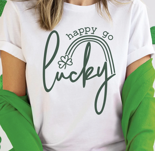 Happy Go Lucky Saint Patty's Tee