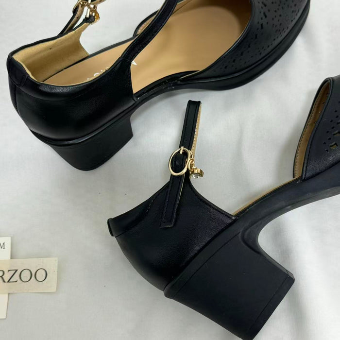 High-Heeled Strappy Andals