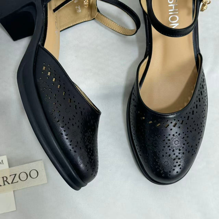 High-Heeled Strappy Andals
