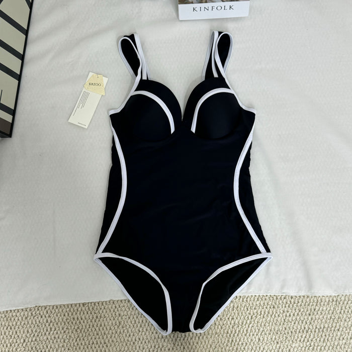 High-Waisted Slimming Swimsuit