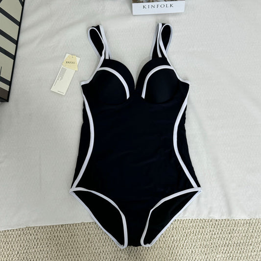 High-Waisted Slimming Swimsuit