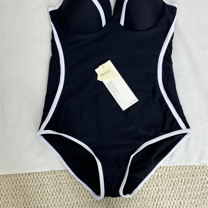 High-Waisted Slimming Swimsuit