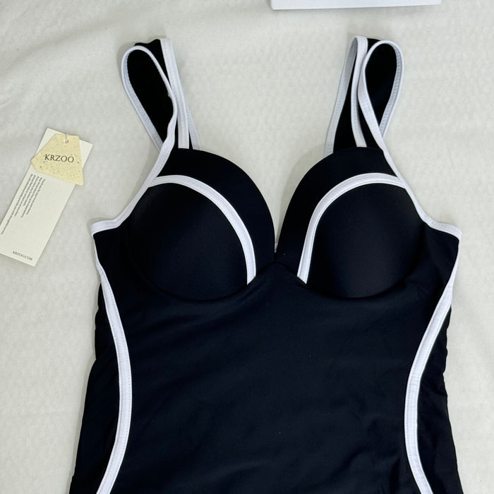 High-Waisted Slimming Swimsuit