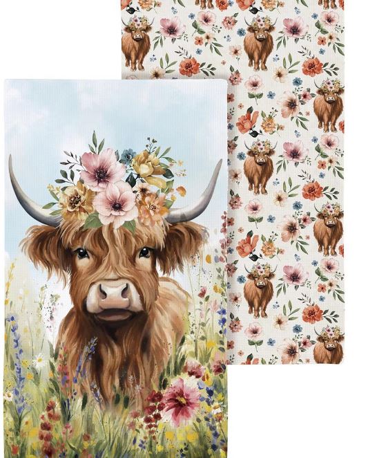 Highland Waffle Kitchen Towel Quick Dry