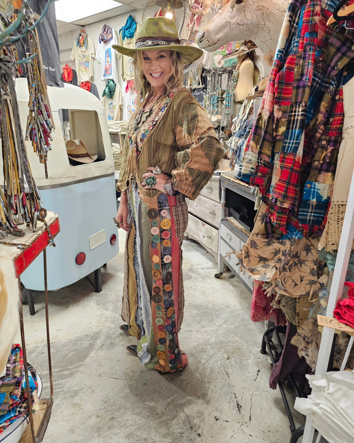 Hobo Button Patch Pants