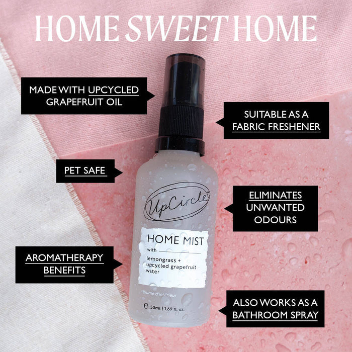 Home Mist With Lemongrass + Grapefruit