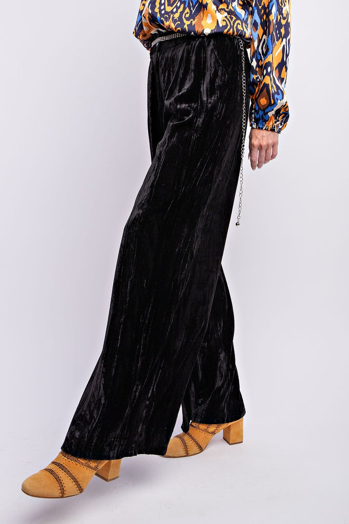 ICE VELVET WIDE PANTS