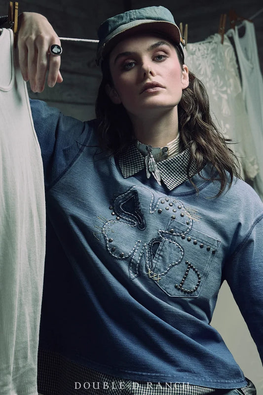 Ida's Indigo Top