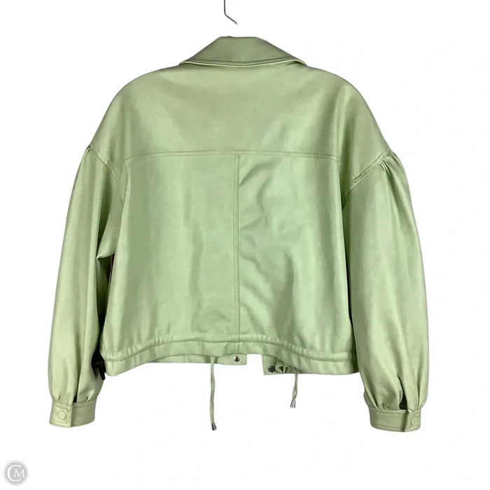 Jacket Moto By 7 For All Mankind In Green, Size: Xs