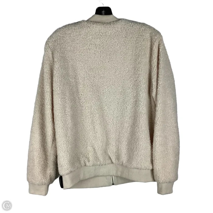 Jacket Other By Clothes Mentor In Cream, Size: M