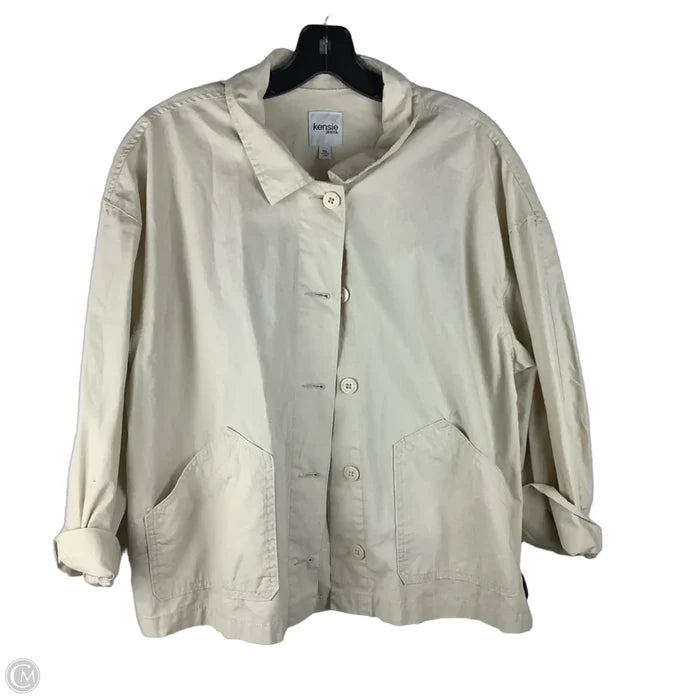 Jacket Other By Kensie In Cream, Size: Xl