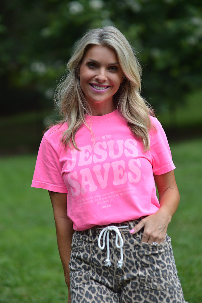 Jesus Saves {Comfort Colors}