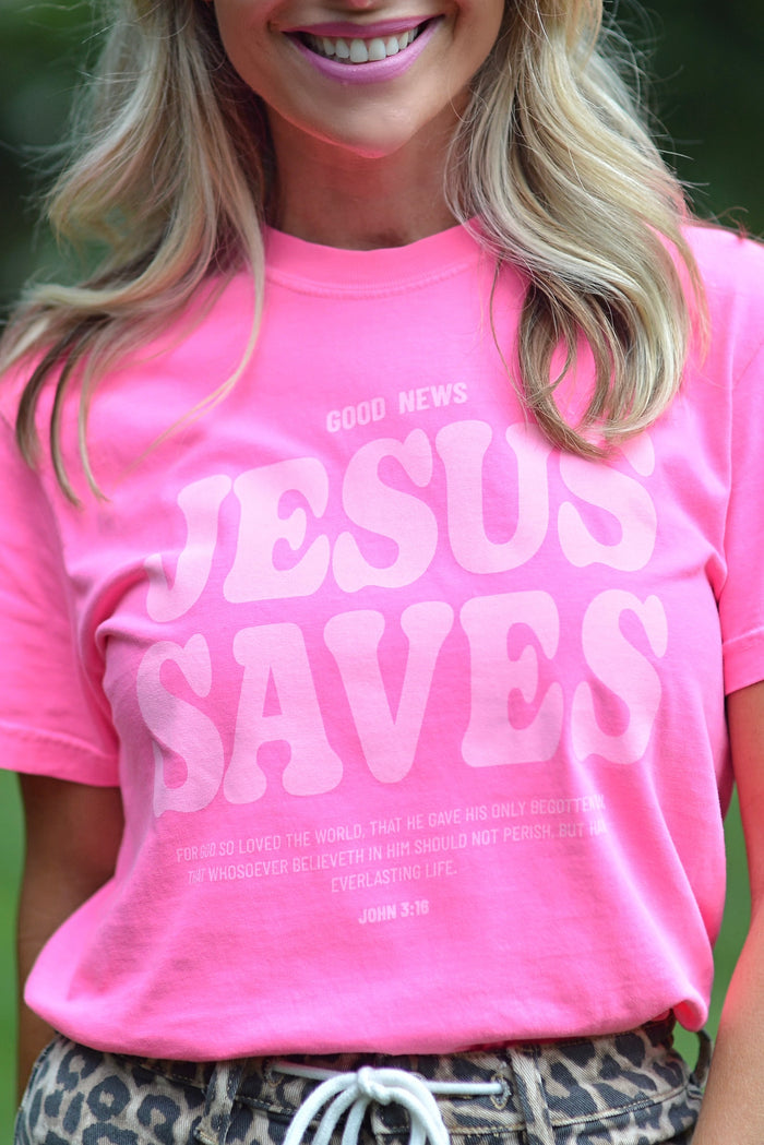 Jesus Saves {Comfort Colors}
