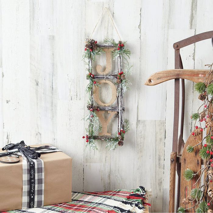 Joy Pine Wall Decor
