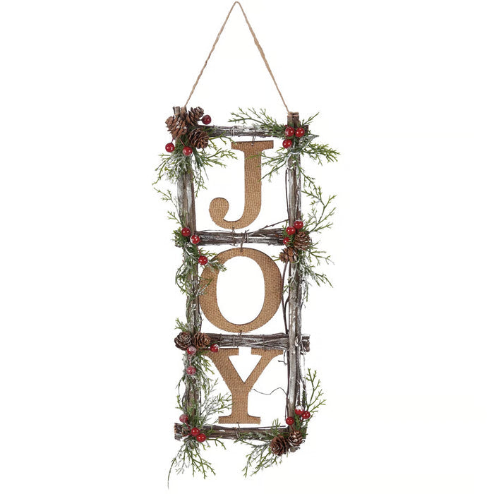Joy Pine Wall Decor
