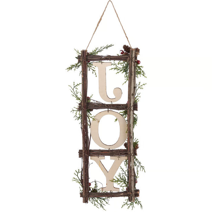 Joy Pine Wall Decor