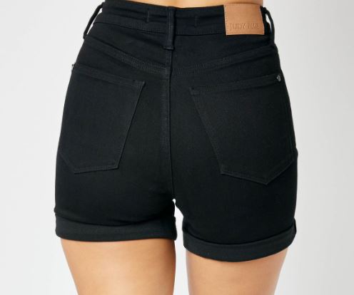 Judy Blue High Waist Tummy Control Cuffed Shorts