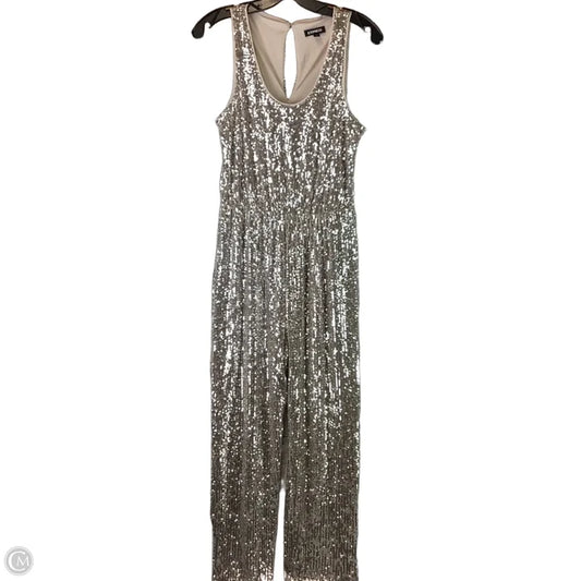 Jumpsuit By Express In Silver, Size: Xs
