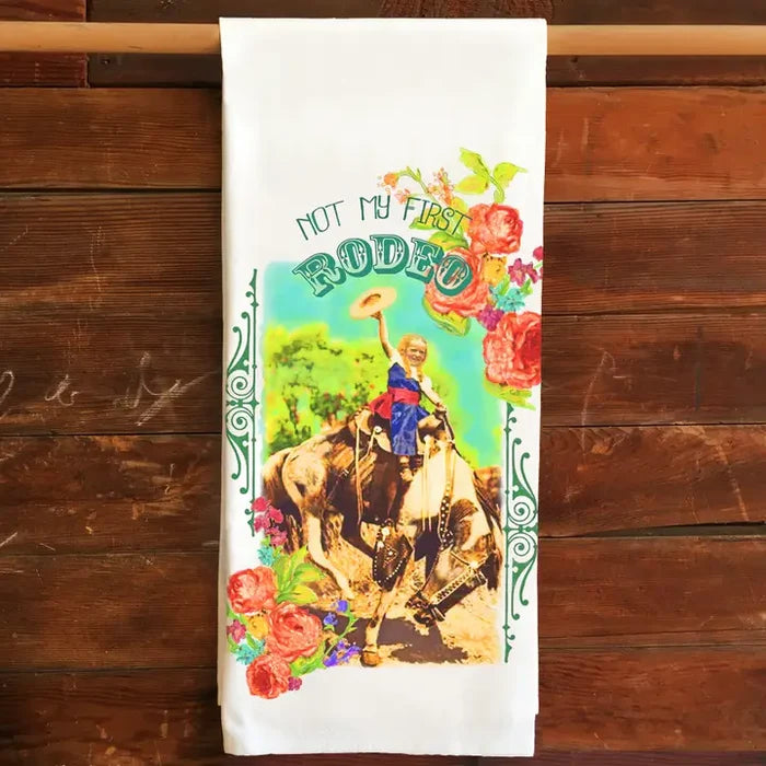 katzpajamas - First Rodeo Kitchen Tea Towel Flour Sack Cotton